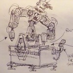 More drawing the old fashioned way