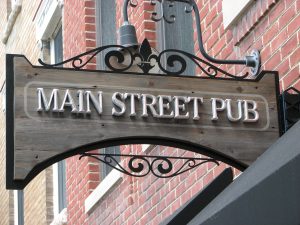 Pirok Design's Main Street Pub sign