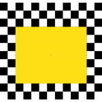 Checkerboard name plaque