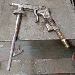 Painting faux granite or concrete