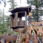 Taking a sign for a ride to town