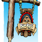 Bucky’s signpost now ready for paint