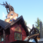 Armadillo Hotel sign hung