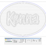 Kenna’s name plaque