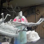 Starting the sculpt of the vehicles